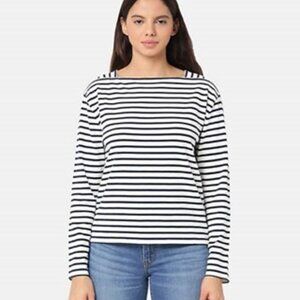 Levi's Black and White Striped Top